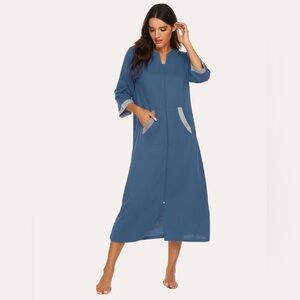 Ekouaer 3/4 Sleeves Long Robe
Nightgown